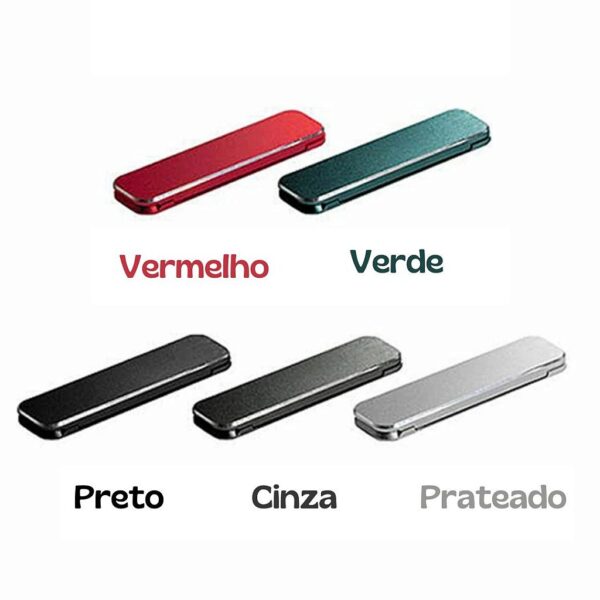 Suporte De Celular Dobrável Portátil De Alumínio Compacto Universal - Image 6